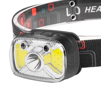 Lampe frontale à capteur de mouvement Puissant XPG + COB Lampe frontale à LED Lampe de poche COB Lampe frontale torche pour camping Pêche Lampe de travail