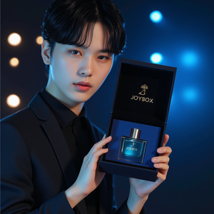 Cajas de Regalo Pequeñas de Lujo JOYBOX, Cajas de Perfume con Logotipo Personalizado para Frascos de 30 ml y 100 ml, Cajones con Esponja UV, Relieve Magnético, para Cosméticos - Product Image 5