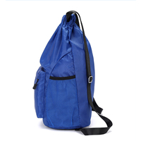 Mochila Deportiva Unisex con Cordón, Impermeable, de Oxford, con Bolsillos Dobles Laterales, para Viajes al Aire Libre, con Logotipo Personalizado, Paquete de 10 Unidades, Venta al Por Mayor