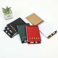 Bloc de Notas Ecológico Personalizado, Notas Adhesivas, Bloc de Papel Kraft, Mini Bloc de Notas con Bolígrafo, Bloc de Notas Personalizado