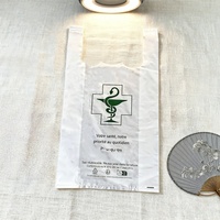 Sacs de transport en PE compostables blanc laiteux, écologiques et réutilisables, type gilet, pour supermarchés, épiceries et emballages d'expositions