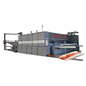 Best quality corrugated cardboard box print slot die cut making machine manufacturers in china