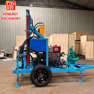 Pompe à boue Compresseur d'air Big Drill Rig <span class=keywords><strong>Artesian</strong></span> Well Drilling Rig for Water Well Drilling Rig China Portable Impact Rotary Type - Product Image 4