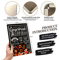 Gemälde und Wandkunst Kleine Mindestbestellmengen Weihnachtsgeschenkideen Metallposter Großhandel Festival-Metallhandwerk für Zuhause Vintage Blechschilder