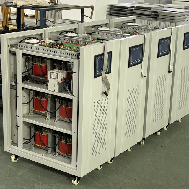 ZBW High Precision AC Automatic Voltage Regulator 10-20ms Fast Response Voltage Stabilizer with Bypass System True RMS Display