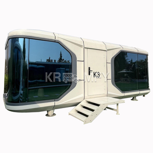 Casa Contenedor Tipo Cápsula Espacial para Camping, Casa Prefabricada Móvil Contemporánea Impermeable, Casa de Huéspedes Móvil para Turismo - Product Image 4