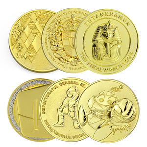 งานฝีมือโลหะราคาถูก ผลิตเหรียญคุณภาพสูง โลโก้บริษัทของที่ระลึกแบบกำหนดเอง เหรียญโลหะสีทองเงางาม ของที่ระลึกโลหะแบบกำหนดเอง - Product Image 1