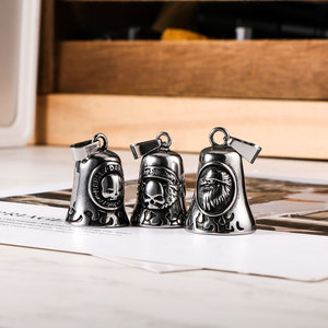 <b>Cross</b> Border Fashion Retro Skull Eagle Bell Pendant Men's Zinc Alloy Charm SP915 - Product Image 2