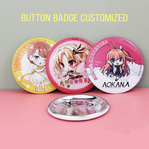 थोक कस्टम कार्टून सम्मेलन बैज सुरक्षा पिन संलग्न कस्टम कपड़े बटन पिन बैज पिन सबलिमिनेशन बटन निर्माता - Product Image 2