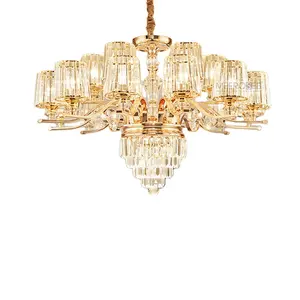 Meerosee Strip Crystal Lampshade Crystal Superstar Luxury Chandeliers Lustres Modernes Contemporary Lighting MD86861/MD86839