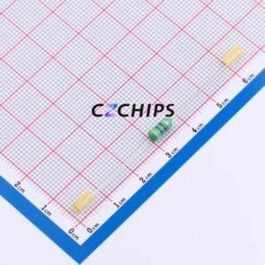 Inducteur à anneau coloré AL0410-471K / à travers-trou (THT), composant à travers-trou, D4xL10.5mm 470uH 10% 126mA 7.7Ohm - Product Image 1