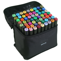 Marqueurs à alcool 30 couleurs Ensemble de marqueurs d'art à double pointe Logo personnalisé Fournitures artistiques polyvalentes pour le dessin, l'esquisse et la peinture