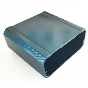 Werkseitig bunte Gehäuse box aus eloxiertem extrudiertem Aluminium