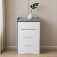 Coiffeuse moderne européenne en bois avec panneau LED, tiroirs silencieux et écologiques, pour chambre, salle de bain, hôtel