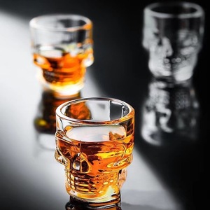 1.5 Onzas Vasos <span class=keywords><strong>de</strong></span> Chupito Reutilizables <span class=keywords><strong>con</strong></span> <span class=keywords><strong>Forma</strong></span> <span class=keywords><strong>de</strong></span> <span class=keywords><strong>Calavera</strong></span> Moderna para Whisky y <span class=keywords><strong>Vodka</strong></span>, para Bares, Cafeterías y Restaurantes, Vasos <span class=keywords><strong>de</strong></span> Vino <span class=keywords><strong>de</strong></span> 50 ml, Vasos para Fiestas - Product Image 4