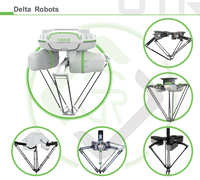Robot parallèle 4 axes de tri et d'emballage entièrement intelligent pour l'industrie alimentaire du café biscuit en sac