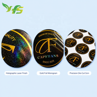 Autocollant holographique personnalisé de haute qualité avec logo, impression de feuilles d'autocollants découpés, autocollant vinyle auto-adhésif imperméable