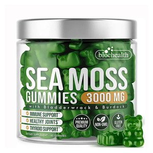 Nhãn hiệu riêng thuần chay Hữu Cơ vitamin khoáng chất cai nghiện cải thiện miễn dịch năng lượng seamoss biển rêu Gummies với bladderwrack cây ngưu bàng - Product Image 1
