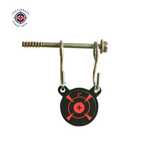 Slingshot Practice Target - Bear <b>Head</b> Shaped Metal Tree Insert Design Portable Durable Shooting <b>Training</b> Target - Product Image 1