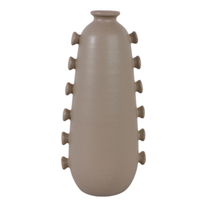 Vaso Decorativo in Ceramica con Dettagli Laterali, Formato Piccolo per Arredamento Casa, Ufficio, Soggiorno e Camera da Letto - Product Image 1