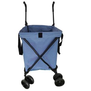 Panier de rangement pliable, corbeille pour les courses, sac, chariot en toile - Product Image 2