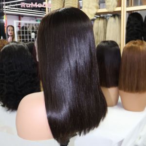 วิกผมบ๊อบตรงแบบ HD Lace 13x4 ความหนาแน่น 220% ผมเวอร์จินแท้จากเวียดนาม  แบบ Pre Plucked ไม่ต้องใช้กาว ขนาด 8-18 นิ้ว ขายส่ง - Product Image 2