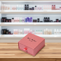 Scatola Rettangolare con Coperchio per Gioielli, Motivo Floreale in Rilievo Rosa Ciliegio, Eco-Friendly, Vendita all'Ingrosso Diretta dalla Fabbrica