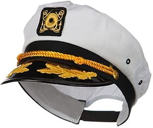 Marinai Cappello <span class=keywords><strong>di</strong></span> Snapback Regolabile Sea Captain Carino Navy Costume Accessorio W816 - Product Image 3