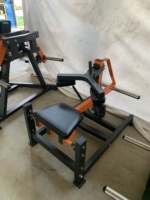 Máquina de Ejercicios para Pantorrillas Sentado Hammer Gym con Ejercicio para Brazos, Construcción Metálica, Certificación ISO9001/CE, Equipo de Fitness Comercial