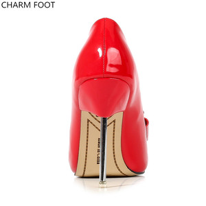 Ultime di modo Dell'arco sexy delle donne confortevole <span class=keywords><strong>stiletto</strong></span> <span class=keywords><strong>scarpe</strong></span> tacchi alti - Product Image 6