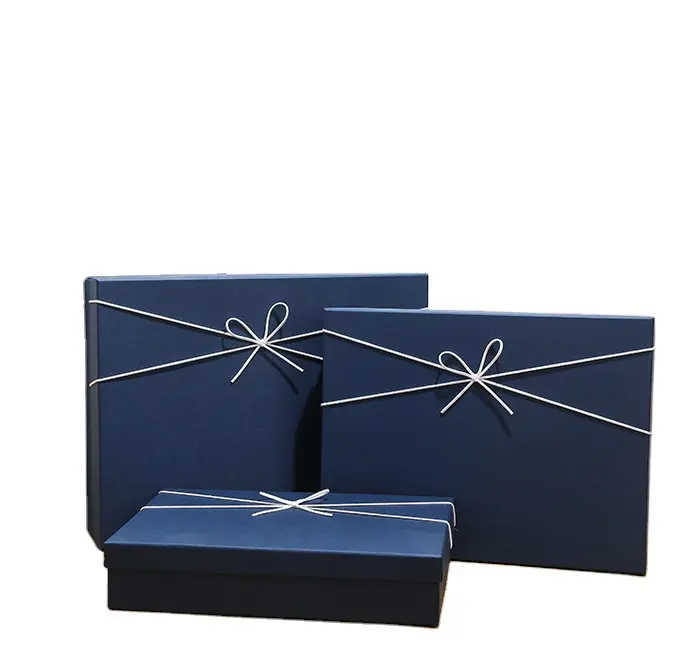 الأزياء صندوق ورق مقوى مُخصص مع غطاء الأزياء القوس tiandi غطاء مربع صناديق التعبئة والتغليف