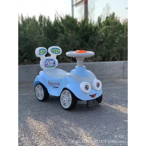 Good Baby Kids Scooter Four Wheel Push Car 1-3 Years Old Musical Seat Toy Vehicle For Boys And Girls - Product Image 1