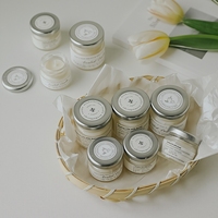 Bougie parfumée en cire de soja écologique personnalisée avec étiquette privée, dans un bocal en verre, pour la décoration de la maison, souvenirs, cadeaux, bougies parfumées en cire d'abeille dans un bocal