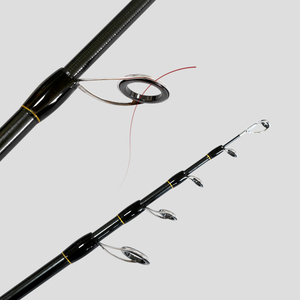 คันเบ็ดตกปลาแบบพกพา คาร์บอน EVA ขนาด 1.8ม./2.1ม./2.4ม. ปรับแต่งได้ สำหรับตกปลาในทะเลสาบและแม่น้ำ - Product Image 3