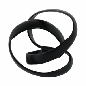 Scultura in Alluminio a Forma di Nodo, Ornamento Moderno per Bagno, Ufficio e Soggiorno - Product Image 1