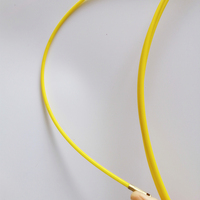 Ruban de poisson en fibre de verre, 600 pieds, 5/16 pouces, extracteur de fil de Fishtape Rodder, tige de course de câble avec support de bobine en acier