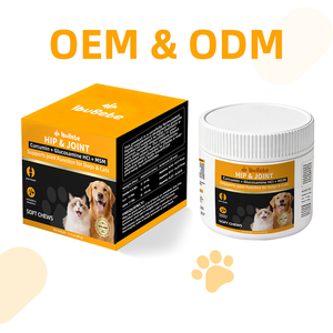 Golosinas Masticables Premium para Cadera y Articulaciones para Perros y Gatos - con Curcumina, Glucosamina HCl y MSM, OEM ODM Disponible - Product Image 1