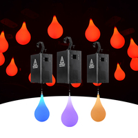 Cinétique Led Drop LED DMX contrôlé treuil moteur cinétique pendentif Art lumières spectacle système d'éclairage pour événement de scène de mariage