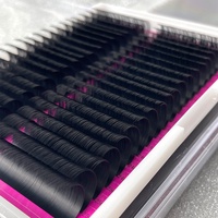 Extensions de cils en faux vison sibérien individuelles en gros, plateaux de cils classiques professionnels, extensions de cils volume