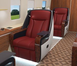 Asiento de coche reclinable de negocios de lujo MVP, asientos de tren comercial VIP, sofá silla reclinable funcional de negocios para furgoneta y autobús - Product Image 1