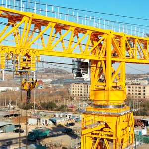Grue à <span class=keywords><strong>tour</strong></span> à plateforme super grande Dahan DH2500 200 tonnes hauteur max. 280m, composants essentiels du moteur à engrenages certifiés ISO CE GOST, garantie 1 an - Product Image 3