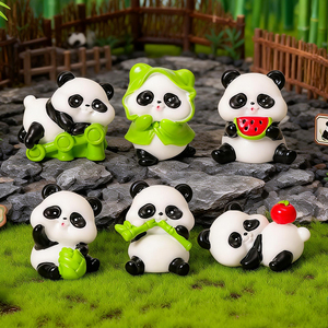 Figuras <span class=keywords><strong>de</strong></span> Panda <span class=keywords><strong>de</strong></span> Resina Miniatura Surtidas al por Mayor, Coloridas y que Brillan en la Oscuridad, para Jardín <span class=keywords><strong>de</strong></span> Hadas, Micropaisaje y Decoración del Hogar - Product Image 5