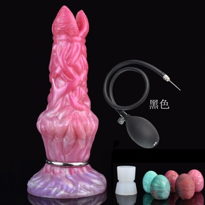 Monster Thick Fantasy Ovipositor <b>Dildo</b> Big Anal <b>Dildo</b> with Inflatable Pump Knotted Animal <b>Dildo</b> Adult Toys for Women Men - Product Image 1