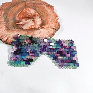 Oem Odm Jade <span class=keywords><strong>Eye</strong></span> Mask Fluorita natural <span class=keywords><strong>Eye</strong></span> Mask Facial Cooling Beauty Guasha <span class=keywords><strong>Spa</strong></span> Máscara facial de cristal tejida a mano para hombre - Product Image 4