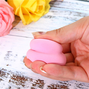 Esponja de maquillaje hidrofílica en forma de calabaza, esponja para base de maquillaje tipo cojín, esponja de maquillaje sin látex con forma de gota de agua, brocha de maquillaje - Product Image 3