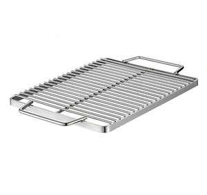Grille de cuisson en acier inoxydable 304 pour camping, 9.6x6.8 pouces, accessoires pour barbecue, grille de cuisson avec poignée - Product Image 1