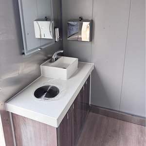 Remorque de toilettes mobiles de luxe à 2 cabines pour événements extérieurs, mariages, festivals et chantiers - Product Image 5