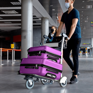 Db <b>Luggage</b> Set Of 3 ABS Hardside Trolley With TSA Lock Lightweight Travel Case Modern Style Polyester Lining - Product Image 5