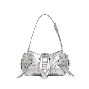 Bolso de Hombro de Piel Sintética con Estampado de <span class=keywords><strong>Leopardo</strong></span>, Remaches y Múltiples Cierres para Mujer, Estilo Y2K Grunge - Product Image 6