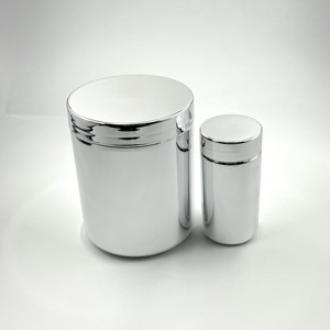 Plastic Bright Silver Round Storage Tanks and LIDS, Kitchen Storage Containers and LIDS, Airtight Containers
